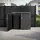 ML-Design Mülltonnenbox 2er 132 x 80 x 116,3 cm anthrazit