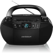 Universum BB 200 - tragbarer CD-Player mit Radio, Kassette - Lautsprecher – Boombox mit AUX & 3,5mm Kopfhöreranschluss