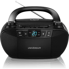 Universum BB 200 - tragbarer CD-Player mit Radio, Kassette - Lautsprecher – Boombox mit AUX & 3,5mm Kopfhöreranschluss