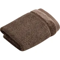 VOSSEN Pure Seiftuch 30 x 30 cm toffee 3 St.