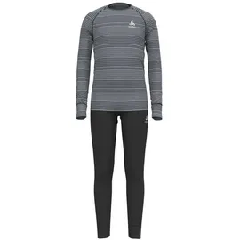 Odlo Active Warm Eco Set Schwarz/Grau Melange 92