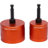 2-teiliges Metall-Kupfer-Rohrreiniger-Set zum Reinigen von rostender Farbe auf Rohren