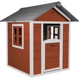 AXI Lodge Spielhaus Skandinavisches Rot 135 x 111 x 133 cm