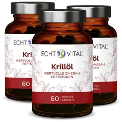 Echt Vital Krillöl - 3 Gläser 3x60 St