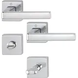 HOPPE Rosettengarnitur Dublin 1124 Aluminium grau/silber