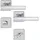 HOPPE Rosettengarnitur Dublin 1124 Aluminium grau/silber