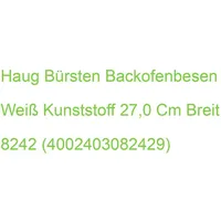 Haug® bürsten Backofenbesen weiß Kunststoff 27,0 cm breit