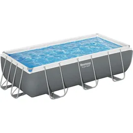 BESTWAY Rahmen-Gartenpool 404 x 201 x 100 cm inkl. Filterpumpe