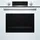 Bosch Herdset BOSCH Backofen weiß HYDROLYSE + Induktionskochfeld autark 60 cm
