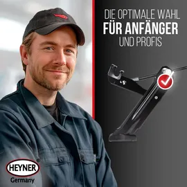 Heyner Wagenheber Stahl 34 cm schwarz
