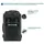 Mobilis 070001 Rucksack Rad-Rucksack Schwarz