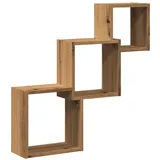 vidaXL Wandregale Artisan-Eiche 68x15x68 cm Holzwerkstoff