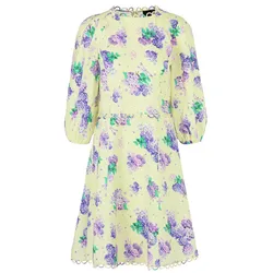 Leinen-Kleid Marc Cain gelb