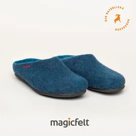 Gottstein Magicfelt Hausschuh Filz Pantoffeln, blau 40