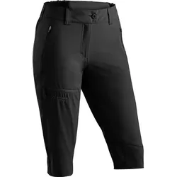 MAIER SPORTS Damen Caprihose Lulaka Capri Loop, black, 42