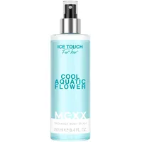 MEXX Ice Touch Woman Body Mist, belebendes, blumig-frisches Körperspray für Frauen, 250ML