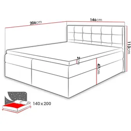 Mirjan24 Nele 140 x 200 cm Beige