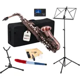 Classic Cantabile AS-450 Antique Red Altsaxophon Set