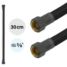Tucai Flexschlauch DN8 IG/IG 3/8" Schwarz/Matt 300 mm