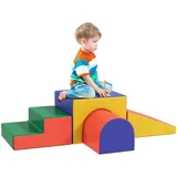 Homcom Bausteinset Rot 50x39x150 cm
