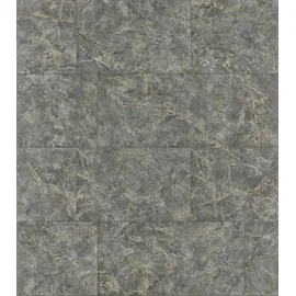 tesa rasch Luxora Vliestapete 6 m x 0,53 m Grau 1 St 371413