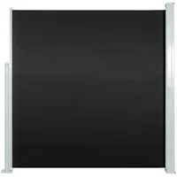 vidaXL Ausziehbar Seitenmarkise 140 x 300 cm schwarz 317874