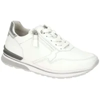 Gabor Leder-Sneakers in Weiß - 37,5