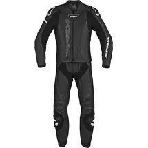 Spidi Laser Touring Lederkombi - Weiß/Schwarz / Lang 48