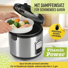 DS PRODUKTE Reiskocher silber 1,0 l