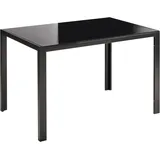 Beliani Lavos 80 x 75 x 120 cm schwarz