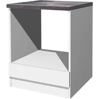 Flex-Well Herdumbauschrank Lucca 60 x 85 x 60 cm Weiß