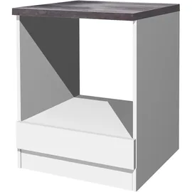 Flex-Well Herdumbauschrank Lucca 60 x 85 x 60 cm Weiß