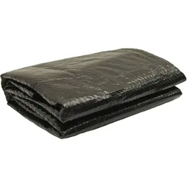 vidaXL Poolabdeckung Schwarz 210 cm