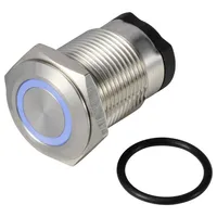 TRU Components TC-13224176 ONPOW6316F-10ZE/Q/B/12V/S Drucktaster 36 V DC/AC 2