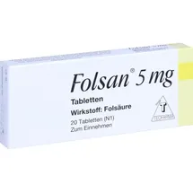 Teofarma FOLSAN 5 mg Tabletten 20 St