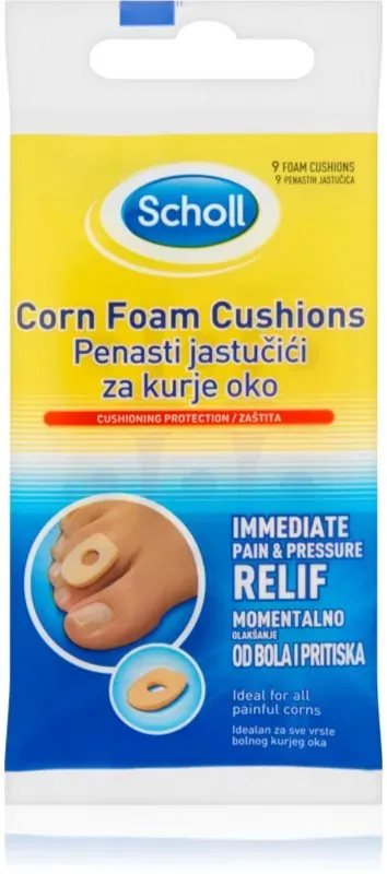 Scholl Corn Foam Cushions Schutzkissen gegen Hühneraugen und Hornhaut 9 St.