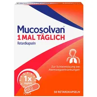 Mucosolvan MUCOSOLVAN 1mal täglich Retardkapseln, 75mg Ambroxol, Hustenschleimlöser Husten & Bronchitis