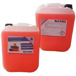 FABA Chemie 2 x 10 L Flüssigwaschmittel Konzentrat rot frisch angenehm Universal Color