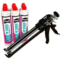 mihimo design Montageschaum Set Tangit M3000 6× 300 ml + Hand-Kartuschenpistole für Installationen, Leitungen & Dosen – Profi Zubehör – BandlooSet