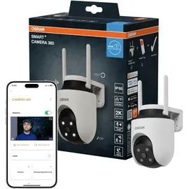 Osram SMART+ Außenkamera 360° Weiß