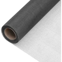 vidaXL Fliegengitter mit Fiberglas 100 x 200 cm Schwarz