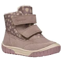 GEOX Jungen Mädchen B OMAR GIRL WPF Klettstiefel, Babystiefel Winterstiefel mit schönem Muster, Gr. 26 EU - 70371647-26