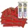 ConToo Set Betonnägel 25mm 2000Stück HB42 + 2 x Gaspatrone HB33 für Stiftnagler