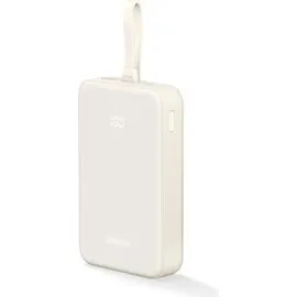 UGREEN 20000mAh Power Bank with Built-in Cable white