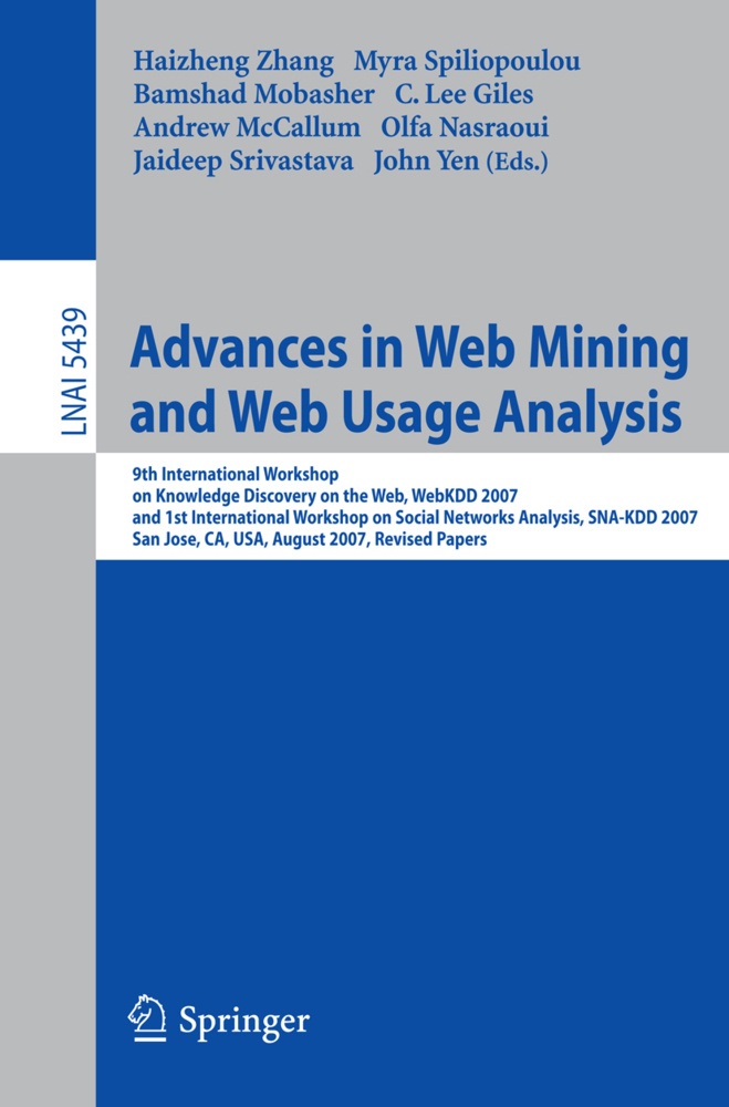 Advances In Web Mining And Web Usage Analysis  Kartoniert (TB)