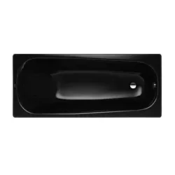 Kaldewei Saniform Badewanne 112234010701 175x75cm, Vollantislip, schwarz