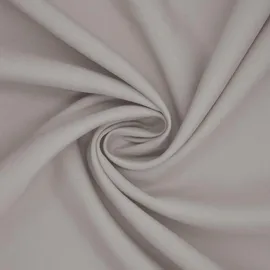 Gerster Vorhang GERSTER "Ilia" Gr. 1, grau (taupe), B:140cm H:235cm, Wirkware, Polyester, Gardinen, HxB: 235x140, klasischer Uni Ösenschal