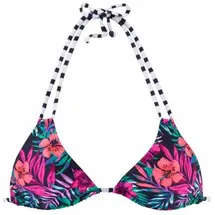 VENICE BEACH Bikini-Top Damen Blau 40 Cup A/B