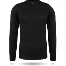 normani Outdoor Sports Merino Langarm Melbourne Schwarz XL
