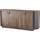 aea Arbeitszimmer-Set Bürotisch Bürostuhl Sideboard Schwarz Braun Chefsessel - Schwarz